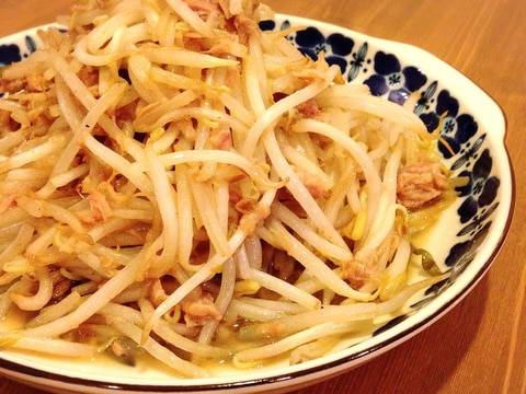 簡単節約!ご飯が進む♪もやしのツナ炒め